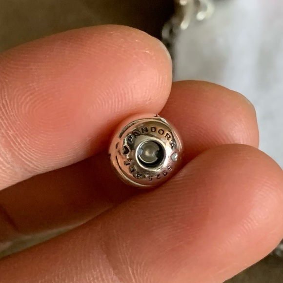 NEW Pandora Moon & Stars Open Bangle Bracelet Zirconia W/ NEW Pink Themed Charms - Picture 16 of 16